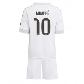 Baby Fußballbekleidung Real Madrid Kylian Mbappe #10 Heimtrikot 2025-26 Kurzarm (+ kurze hosen)